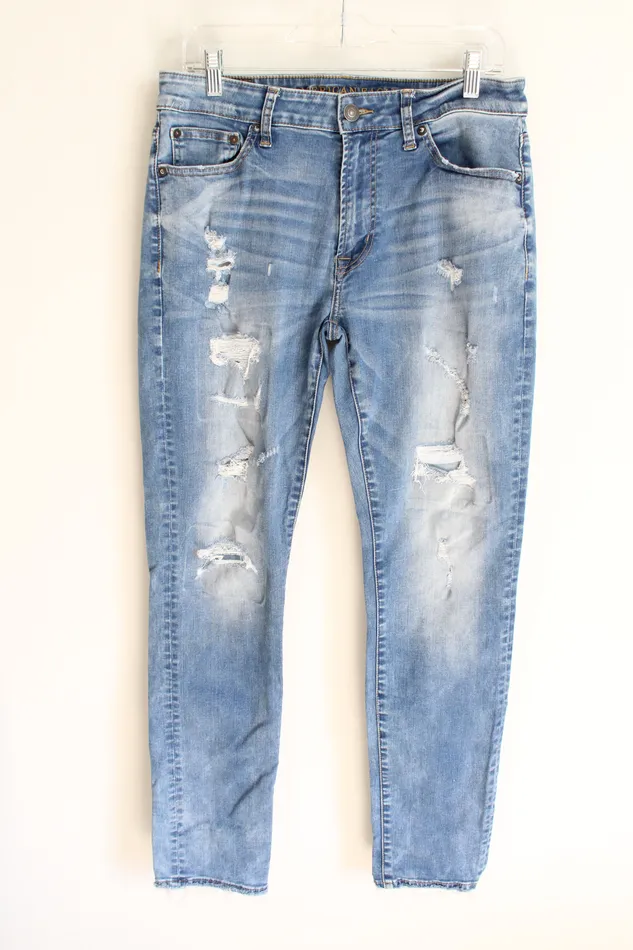 American Eagle Necklaces American Eagle Extreme Flex Distressed Light Wash Slim Jeans 32X32 American Eagle Necklaces American Eagle Extreme Flex Distressed Light Wash Slim Jeans 32X32