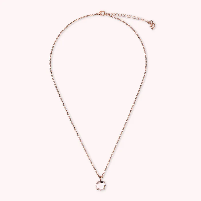 Collana Catena Rolo con Pendente in Prisma Gem Taglio Mosaico Bronzallure Earrings