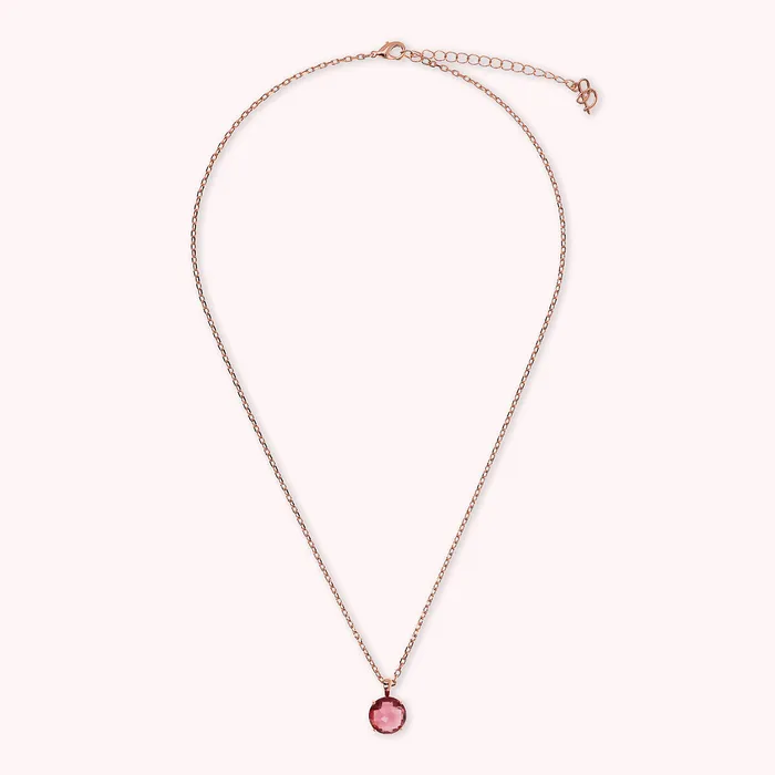 Collana Catena Rolo con Pendente in Prisma Gem Taglio Mosaico Bronzallure Earrings