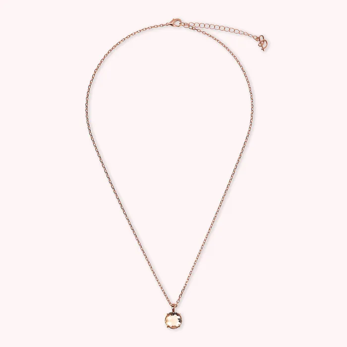 Collana Catena Rolo con Pendente in Prisma Gem Taglio Mosaico Bronzallure Earrings