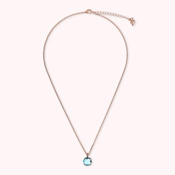 Collana Catena Rolo con Pendente in Prisma Gem Taglio Mosaico Bronzallure Earrings