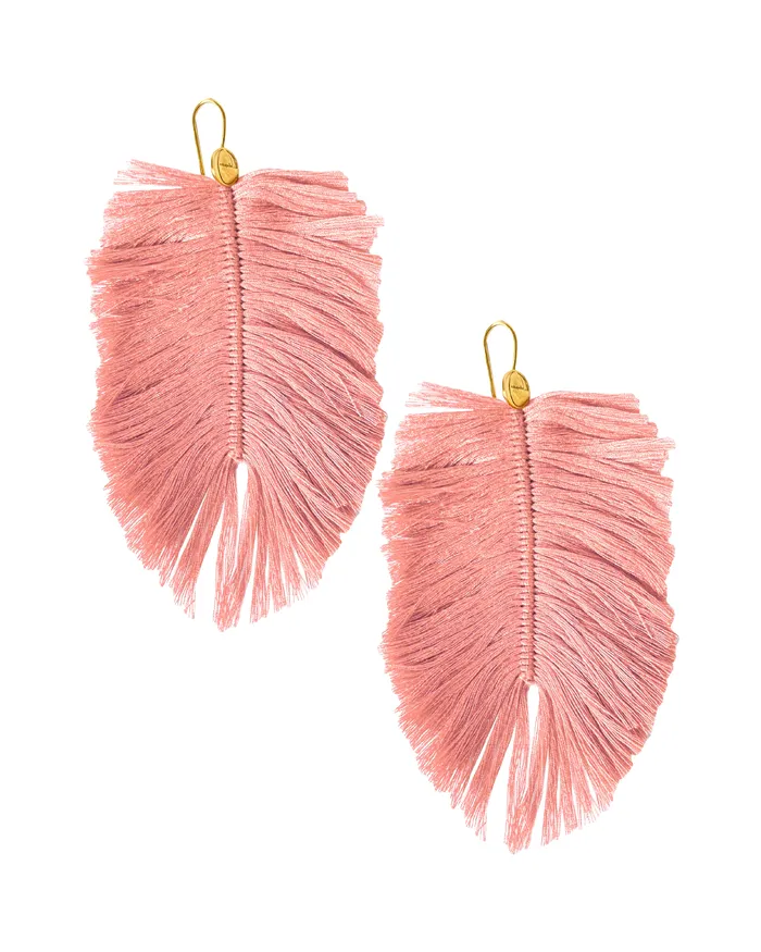 Earrings Erika Pea Lani Feather Earrings