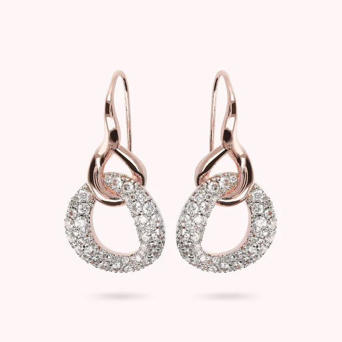 Orecchini Pendenti con Ciondolo in Cubic Zirconia Bronzallure Earrings