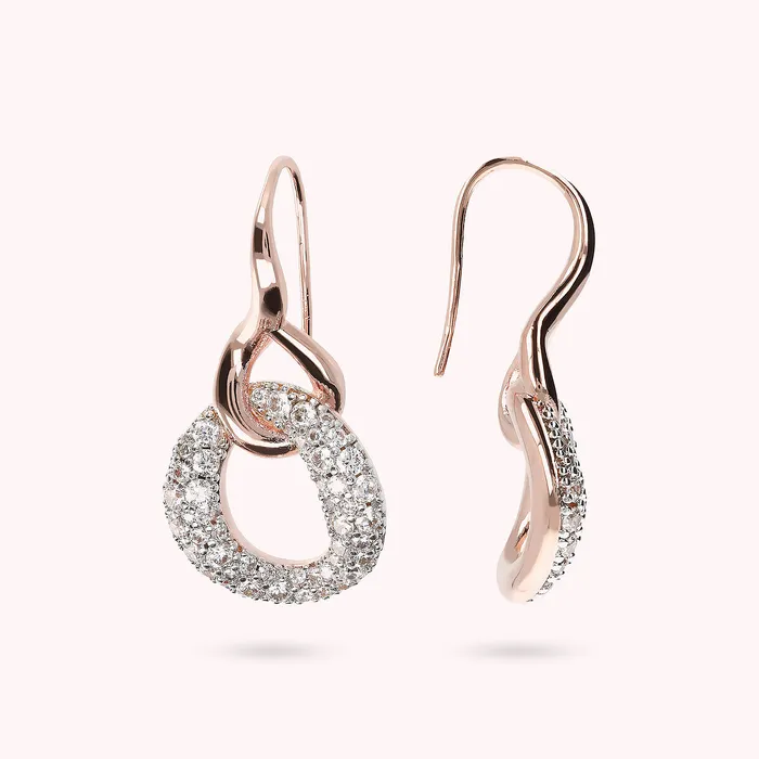 Orecchini Pendenti con Ciondolo in Cubic Zirconia Bronzallure Earrings