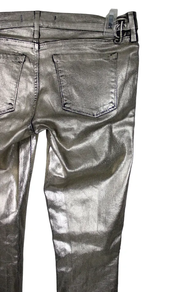 PreStyled Sets NEW Juicy Couture Gold Foil Coated Jeans 28 6 Juicy Couture