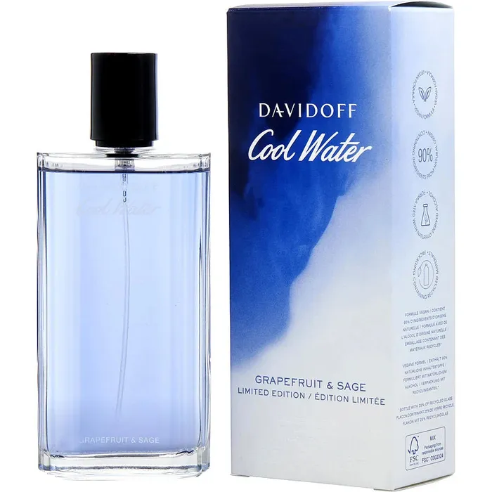 DAVIDOFF COOL WATER GRAPEFRUIT SAGE PR1338 125ML 3616303048280 DAVIDOFF Rings DAVIDOFF COOL WATER GRAPEFRUIT SAGE PR1338 125ML 3616303048280 DAVIDOFF Rings