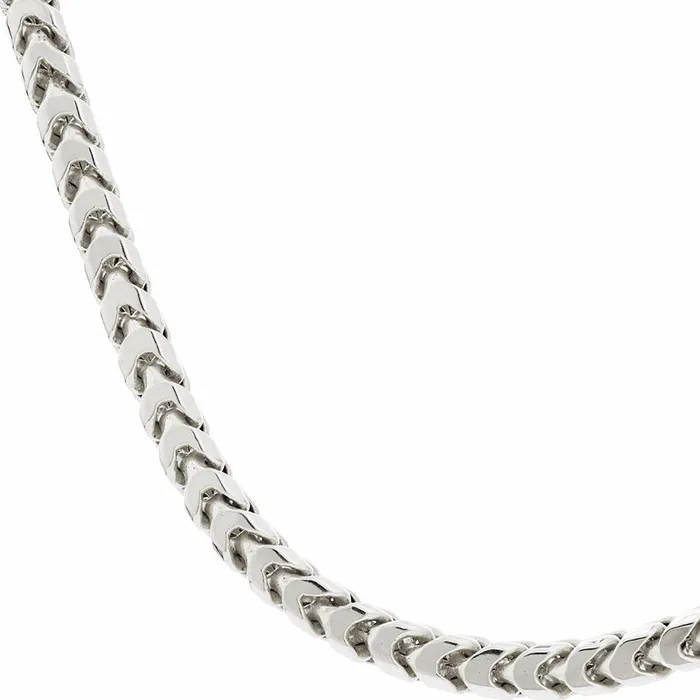 Necklaces 7mm Silver Franco Chain Proclamation Jewelry