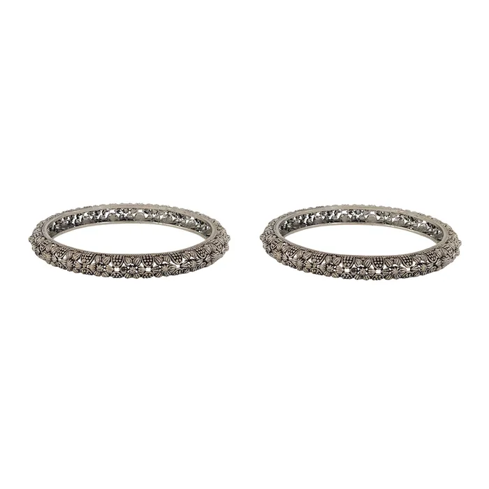 Rings Teejh Panchala Silver Oxidized Bangles