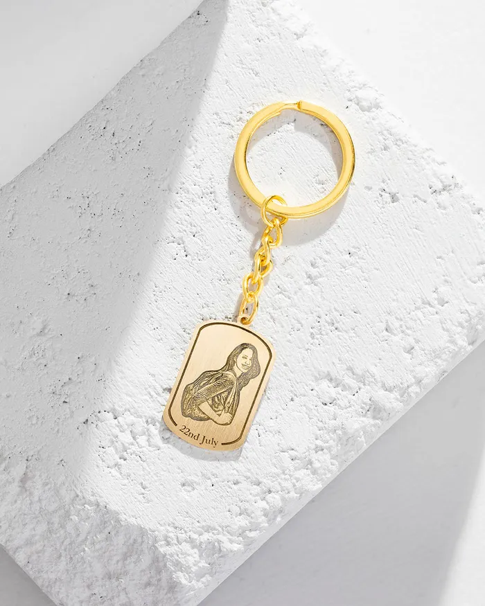 Silvercut Original Earrings Dogtag Keychain Silvercut Original Earrings Dogtag Keychain
