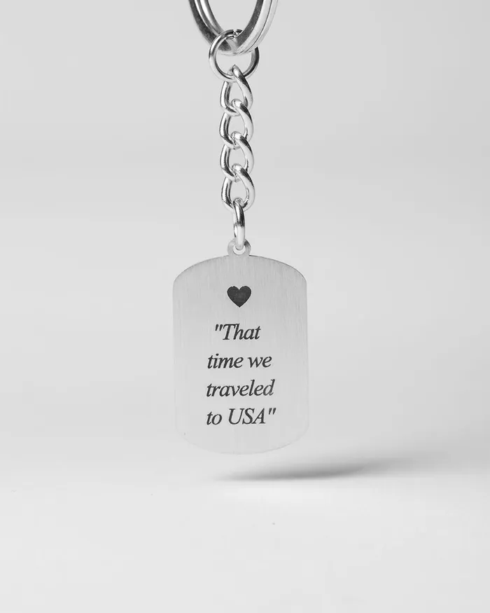 Silvercut Original Earrings Dogtag Keychain Silvercut Original Earrings Dogtag Keychain
