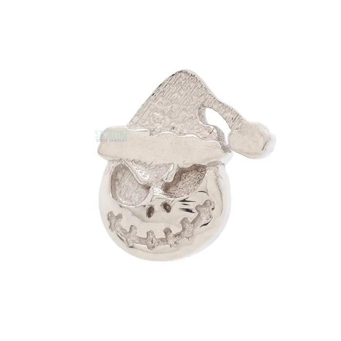 threadless Skeleton Claus End in Gold Mushroom Body Jewelry mushroom Earrings