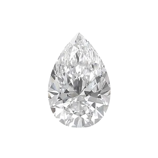 Unbridaled Diamond Earrings 101ct GIA Pear FVVS2 Ethically Mined