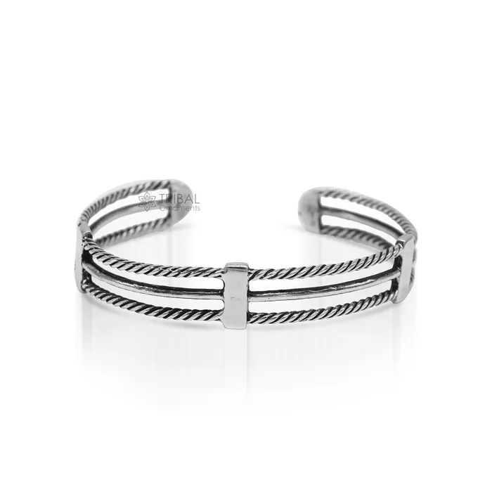 Bracelets TRIBAL ORNAMENTS 925 sterling silver handcrafted vintage style amazing cuff bangle kada bracelet best gift for mens and girls adjustable kada cuff117 Bracelets TRIBAL ORNAMENTS 925 sterling silver handcrafted vintage style amazing cuff bangle kada bracelet best gift for mens and girls adjustable kada cuff117