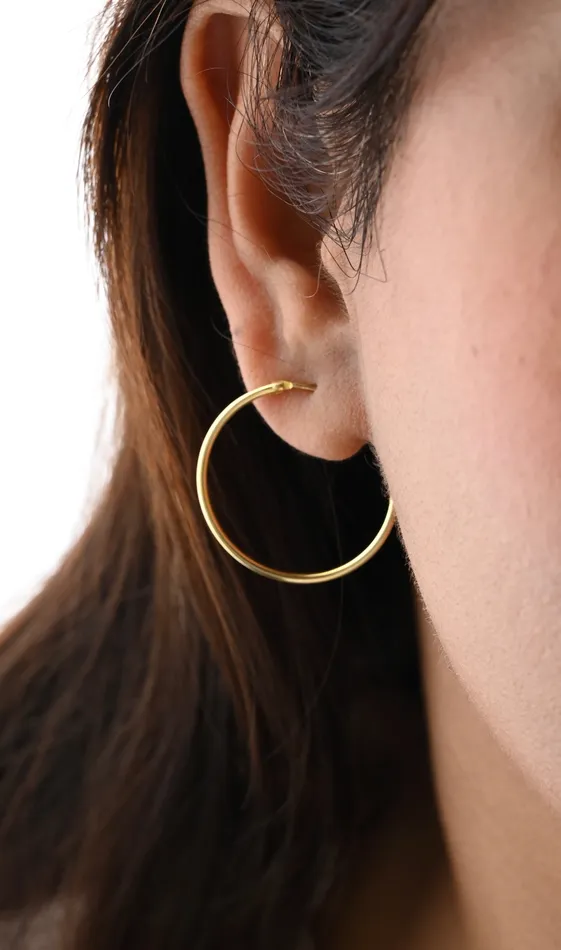 Earrings 14K GoldFilled Simple Hoop Earrings 925 Sterling Silver Lightweight Hoops Jewelvers Earrings 14K GoldFilled Simple Hoop Earrings 925 Sterling Silver Lightweight Hoops Jewelvers