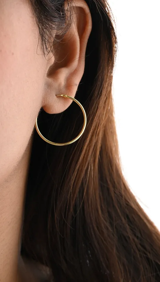 Earrings 14K GoldFilled Simple Hoop Earrings 925 Sterling Silver Lightweight Hoops Jewelvers Earrings 14K GoldFilled Simple Hoop Earrings 925 Sterling Silver Lightweight Hoops Jewelvers