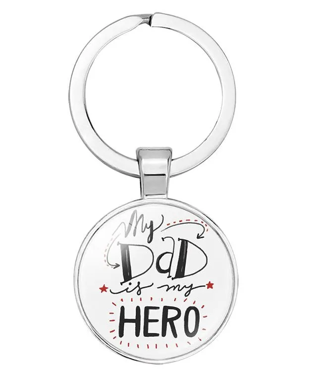 Earrings Alice K154 My Dad Is My Hero Keychain