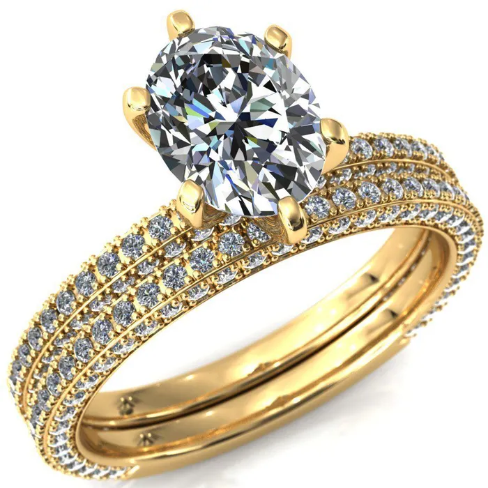 Fire Brilliance Rings Mariyah Oval Center Stone 6 Prong 34 Eternity 3 Sided Diamond Shank Engagement Ring Fire Brilliance Rings Mariyah Oval Center Stone 6 Prong 34 Eternity 3 Sided Diamond Shank Engagement Ring