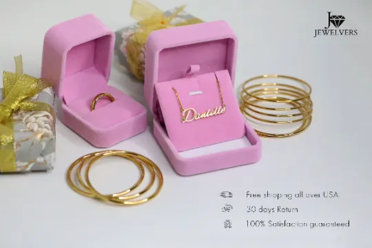 Jewelvers Necklaces 18K GoldFilled Cuban Chain Necklace Lina