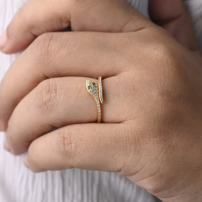Jewelvers Rings 14K GoldFilled Snake Wrap Ring Jewelvers Rings 14K GoldFilled Snake Wrap Ring