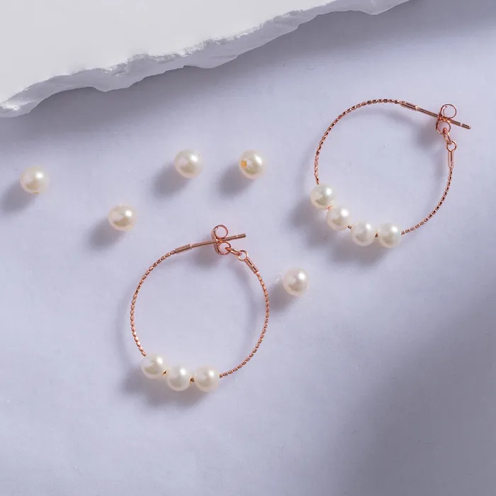 Pearly Lustre Earrings New Yorker Freshwater Pearl Earrings WE00527