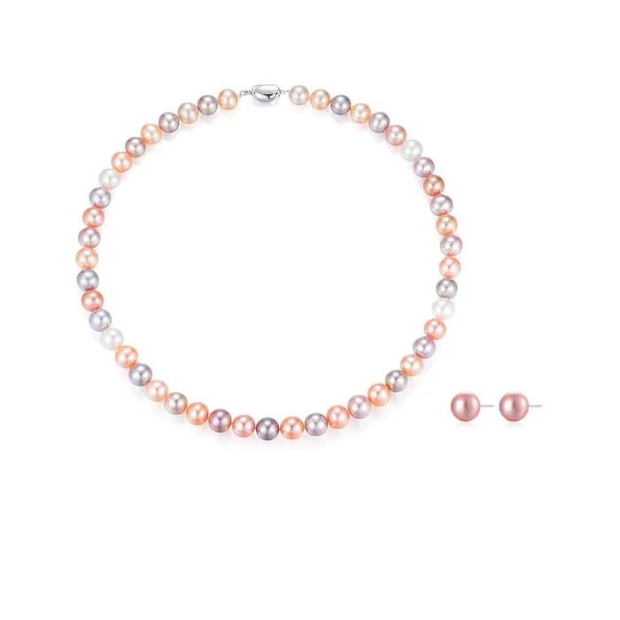 Pearly Lustre Earrings Top Lustre Candy Freshwater Pearl Set WS00049