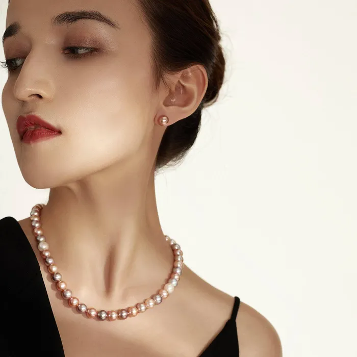 Pearly Lustre Earrings Top Lustre Candy Freshwater Pearl Set WS00049