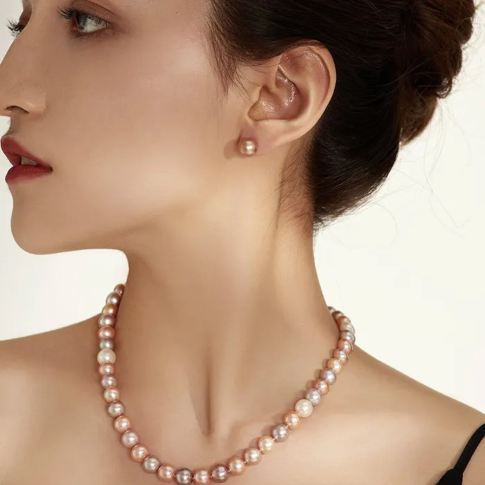 Pearly Lustre Earrings Top Lustre Candy Freshwater Pearl Set WS00049