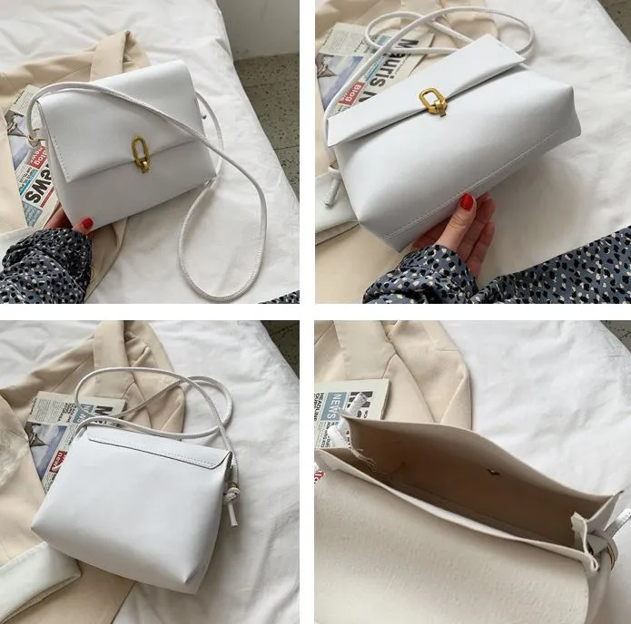 polly PB156 White Shoulder Bag Rings polly PB156 White Shoulder Bag Rings