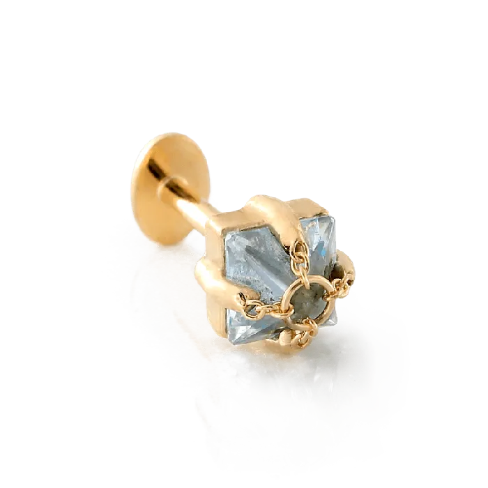 Pupil Hall Rings How Dare You End Ice Blue Topaz