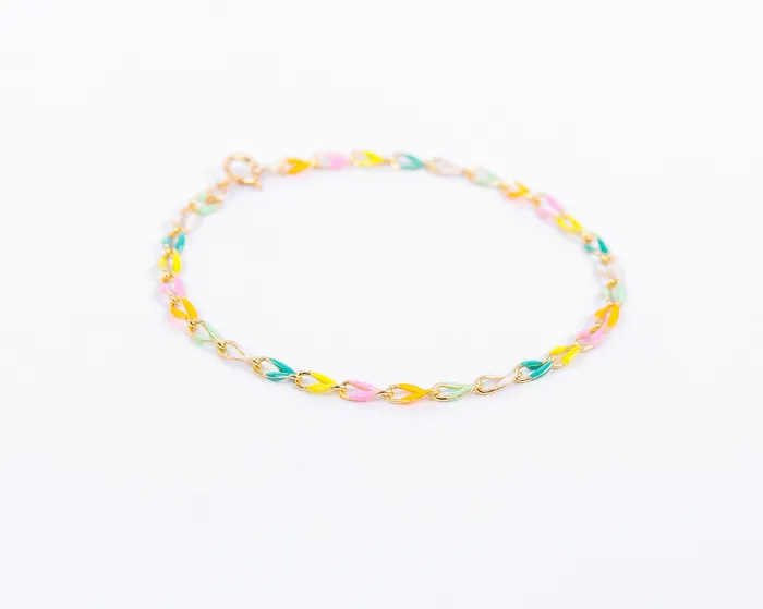 Rainbow Color Bracelet Hey June Bracelets