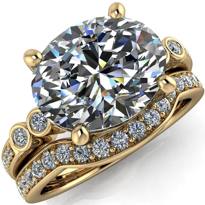 Rings Fire Brilliance Pascala Oval Center Stone Diamond Side 4 Prong Engagement Ring Rings Fire Brilliance Pascala Oval Center Stone Diamond Side 4 Prong Engagement Ring