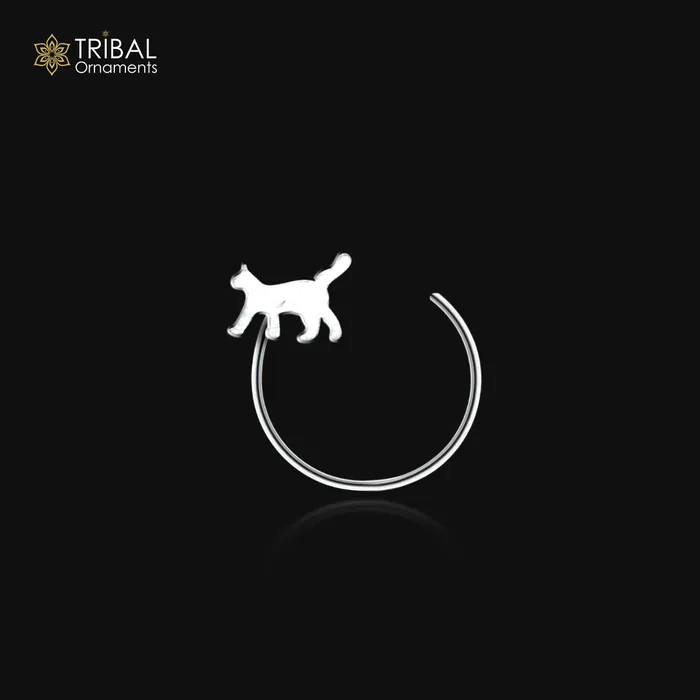 Rings TRIBAL ORNAMENTS 925 sterling silver lion design handmade fabulous nose pin u band tribal jewelry np72 Rings TRIBAL ORNAMENTS 925 sterling silver lion design handmade fabulous nose pin u band tribal jewelry np72