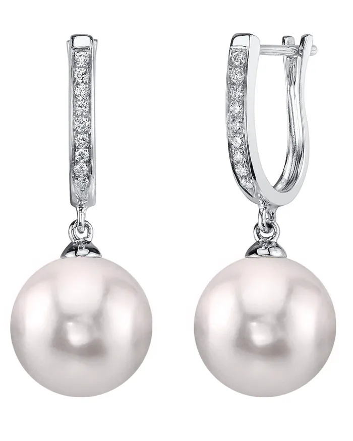 spt Earrings Akoya Pearl Diamond Kim Earrings