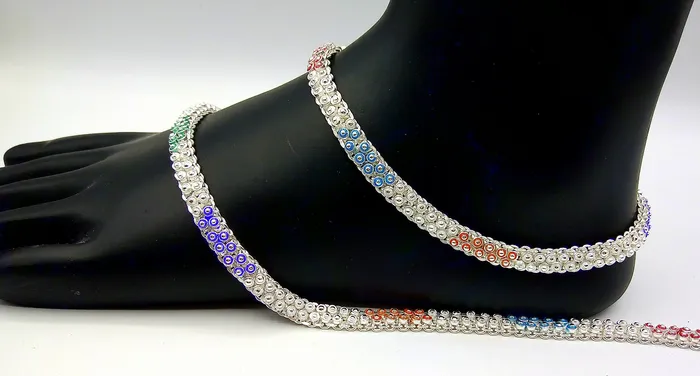 TRIBAL ORNAMENTS Bracelets indian style 105 Sterling silver handmade gorgeous ankle bracelet gifting ankles feet bracelet tribal ethnic belly dance jewelry ank5 TRIBAL ORNAMENTS Bracelets indian style 105 Sterling silver handmade gorgeous ankle bracelet gifting ankles feet bracelet tribal ethnic belly dance jewelry ank5