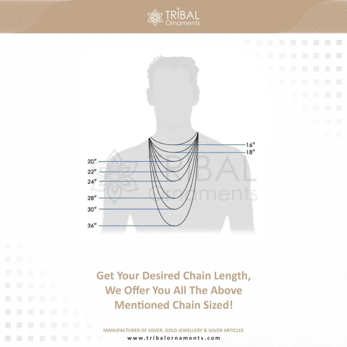 TRIBAL ORNAMENTS Necklaces 20 inches long handmade 22kt yellow gold royal navabi nawabi chain necklace gorgeous diamond cut design india jewelry for gifting
