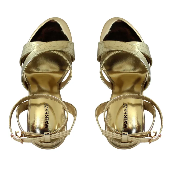 Walkeaze Necklaces Women Formal Block Heel 62526S