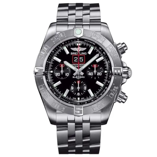 Bracelets Breitling Blackbird 44mm Watch Ref A4436010BB71 Black Chronograph Dial Stainless Steel Bracelet Breitling Bracelets Breitling Blackbird 44mm Watch Ref A4436010BB71 Black Chronograph Dial Stainless Steel Bracelet Breitling