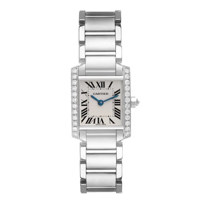 Bracelets Cartier Tank Francaise 25mm Womens watch Ref WE1002S3 Silver Roman Dial Diamond Bezel 18K White Gold Bracelet Cartier Bracelets Cartier Tank Francaise 25mm Womens watch Ref WE1002S3 Silver Roman Dial Diamond Bezel 18K White Gold Bracelet Cartier