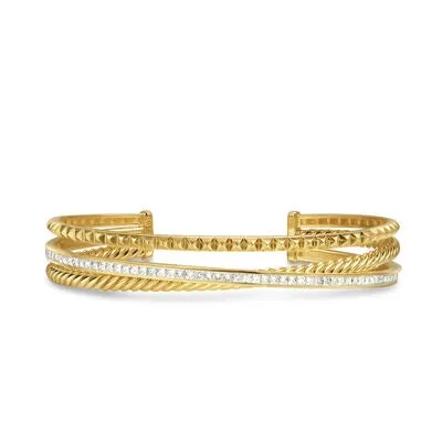 Bracelets David Yurman David Yurman 11mm Crossover Trio Bracelet