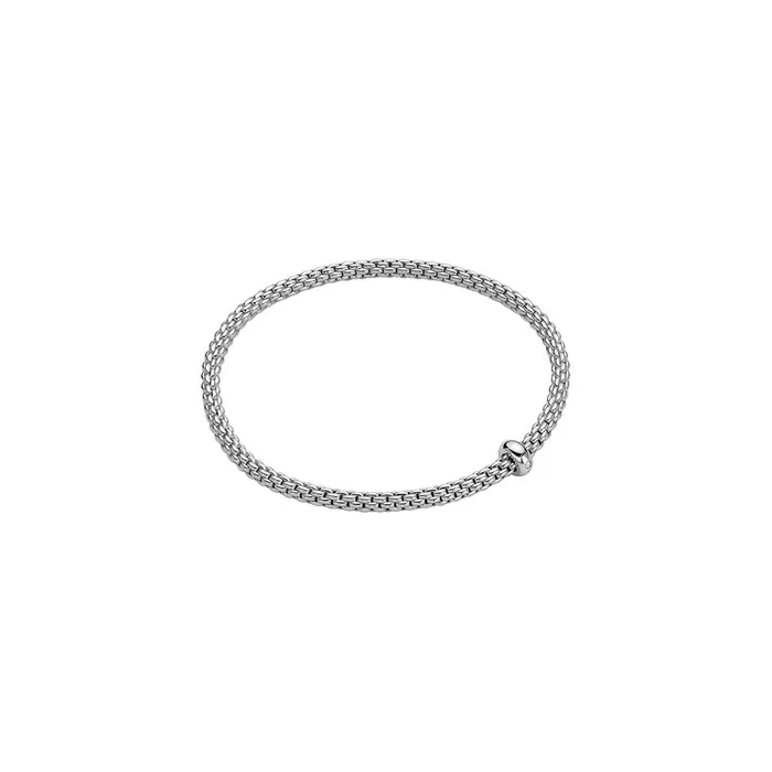 Bracelets FOPE Fope 18K White Gold Prima Collection Diamond Bracelet Small Size Bracelets FOPE Fope 18K White Gold Prima Collection Diamond Bracelet Small Size