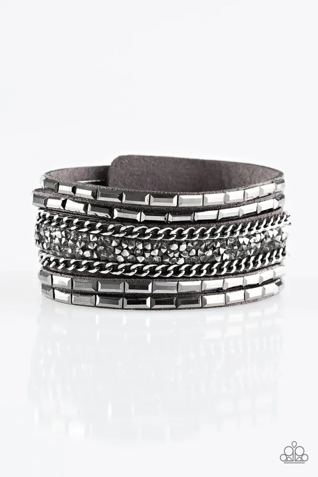 Bracelets Paparazzi Bracelet Less Bitter More Glitter Silver Paparazzi Jewelry