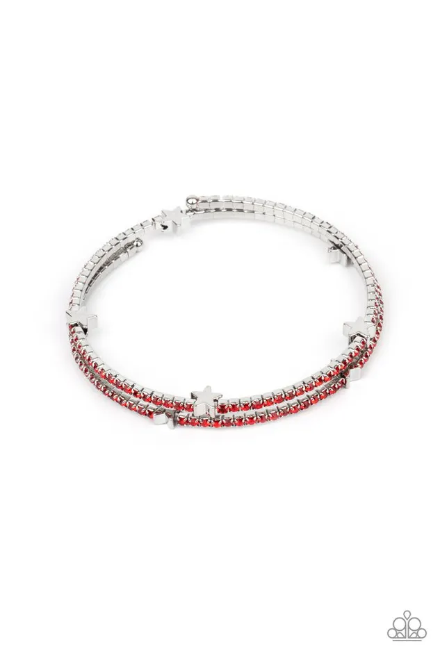Bracelets Paparazzi Bracelet Let Freedom BLING Red Paparazzi Jewelry Bracelets Paparazzi Bracelet Let Freedom BLING Red Paparazzi Jewelry