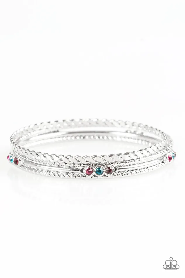 Bracelets Paparazzi Bracelet Subtle Shimmer Multi Paparazzi Jewelry