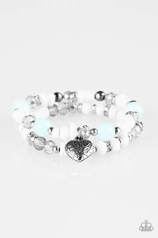 Bracelets Paparazzi Bracelet Writing My Own Love Story White Paparazzi Jewelry