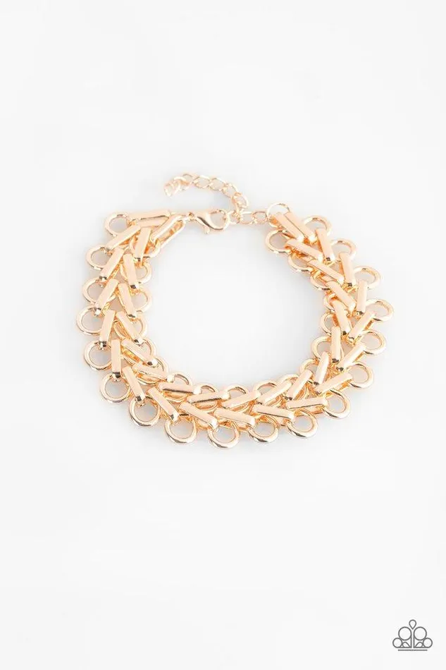 Bracelets Paparazzi Jewelry Paparazzi Bracelet Atlanta Attitude Rose Gold