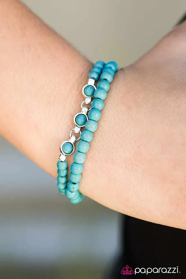 Bracelets Paparazzi Jewelry Paparazzi Bracelet Everest Explorer Blue