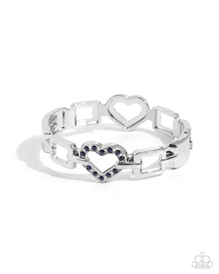 Bracelets Paparazzi Jewelry Paparazzi Bracelet Flashy Fondness Blue Bracelets Paparazzi Jewelry Paparazzi Bracelet Flashy Fondness Blue