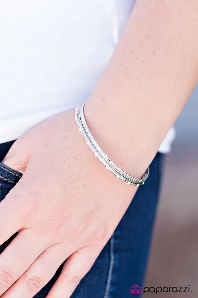 Bracelets Paparazzi Jewelry Paparazzi Bracelet Glitz Royale White