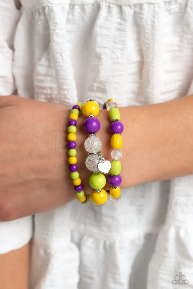 Bracelets Paparazzi Jewelry Paparazzi Bracelet Heartfelt Haven Green