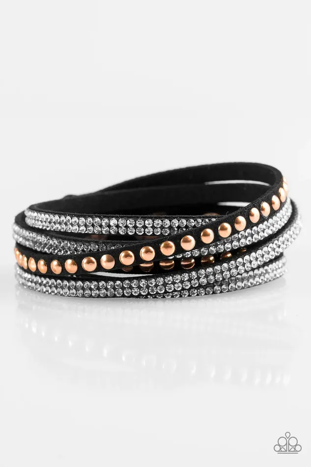 Bracelets Paparazzi Jewelry Paparazzi Bracelet I BOLD You So Black